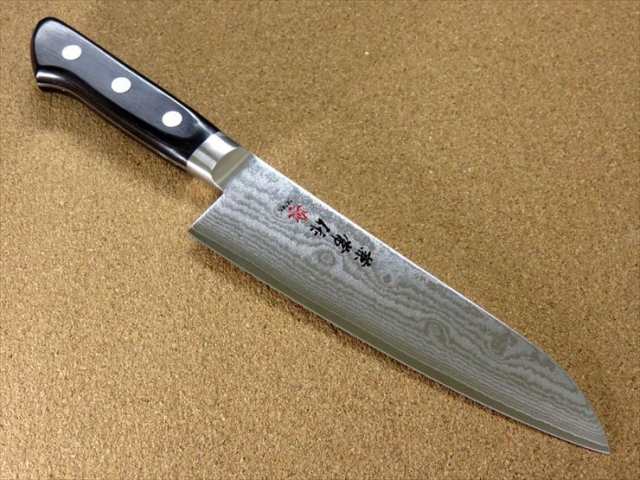 関の刃物 中華包丁 180mm 三昧 別誂 スーパーゴールド 3層 黒合板