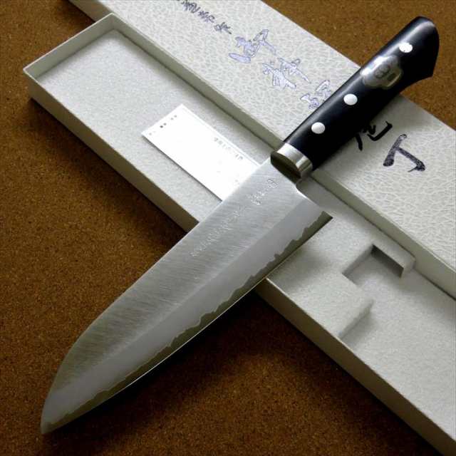 関の刃物 三徳包丁 16.5cm (165mm) 名匠 兼常作 本割込 VG-10 V金10号 SUS410ステンレス鋼 口金付き 黒合板強化木ハンドル  家庭用 肉切りの通販はau PAY マーケット - 関の包丁SKKカトラリー | au PAY マーケット－通販サイト