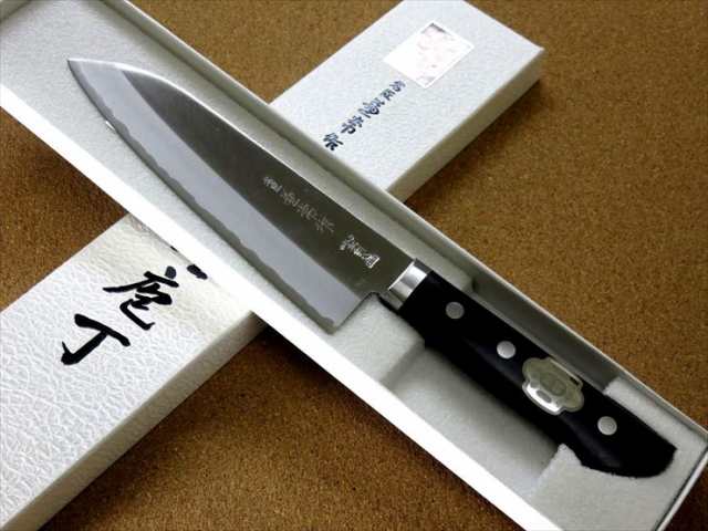 関の刃物 三徳包丁 16.5cm (165mm) 名匠 兼常作 本割込 VG-10 V金10号 SUS410ステンレス鋼 口金付き  黒合板強化木ハンドル 家庭用 肉切りの通販はau PAY マーケット - 関の包丁SKKカトラリー | au PAY マーケット－通販サイト