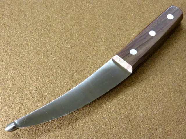 関の刃物 腸裂き包丁 14cm (140mm) 関兼常 SKD-12 全鋼 炭素鋼 ハガネ