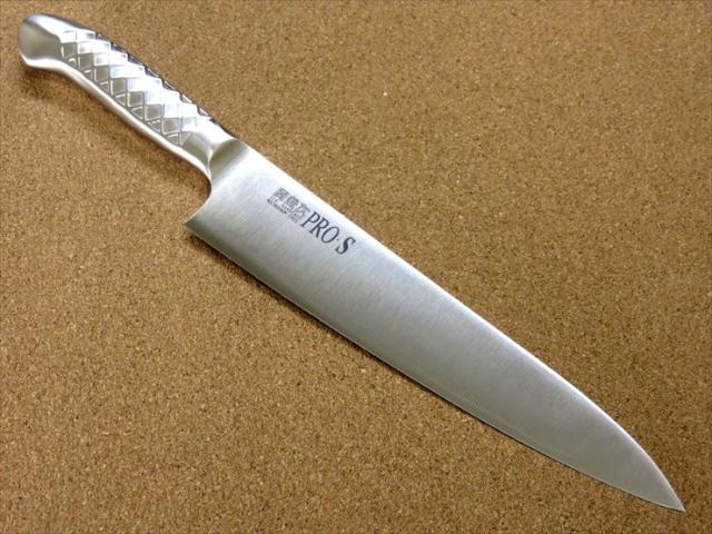 関の刃物 牛刀 210mm PRO-S ステンレス一体型包丁 魚 肉切り包丁 関の刃物 牛刀 210mm PRO-S ステンレス一体型包丁 魚 肉切り包丁