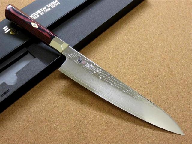 関の刃物 牛刀 21cm (210mm) MCUSTA ZANMAI 三昧 シュープリーム 波目