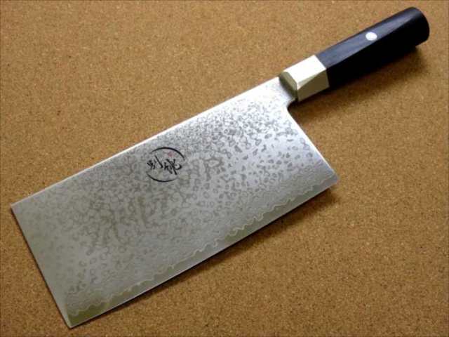 関の刃物 中華包丁 18cm (180mm) MCUSTA ZANMAI 三昧 別誂 ダマスカス