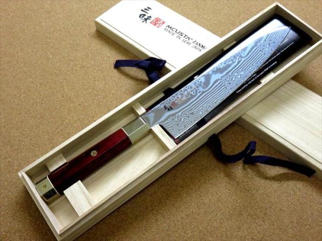 関の刃物 牛刀 21cm (210mm) MCUSTA ZANMAI 三昧 アルティメット 荒波