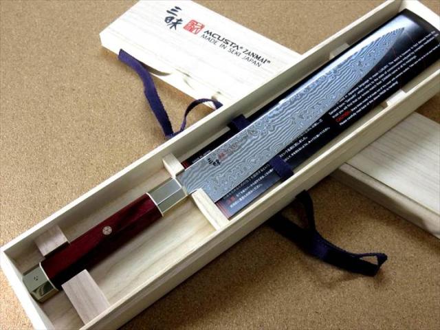 関の刃物 筋引包丁 240mm 三昧 荒波 コアレス鋼 枝肉の解体 両刃包丁