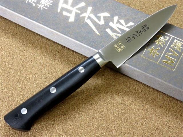 関の刃物 ペティナイフ 120mm 正広 本焼 MV鋼 フルーツ 果物包丁