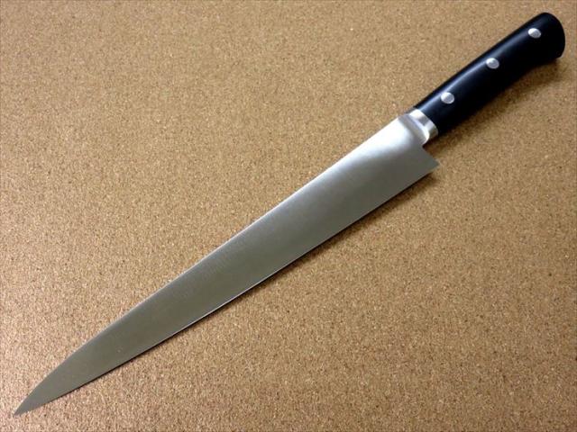 関の刃物 筋引包丁 270mm 正広 本焼 MV鋼 モリブデン 両刃 刺身包丁 関の刃物 筋引包丁 270mm 正広 本焼 MV鋼 モリブデン 両刃 刺身包丁