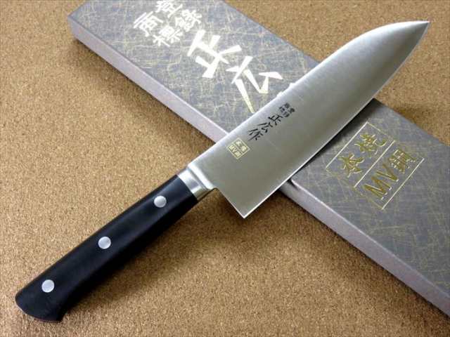 関の刃物 三徳包丁 17.5cm (175mm) 正広 本焼 MV鋼 MBS-26