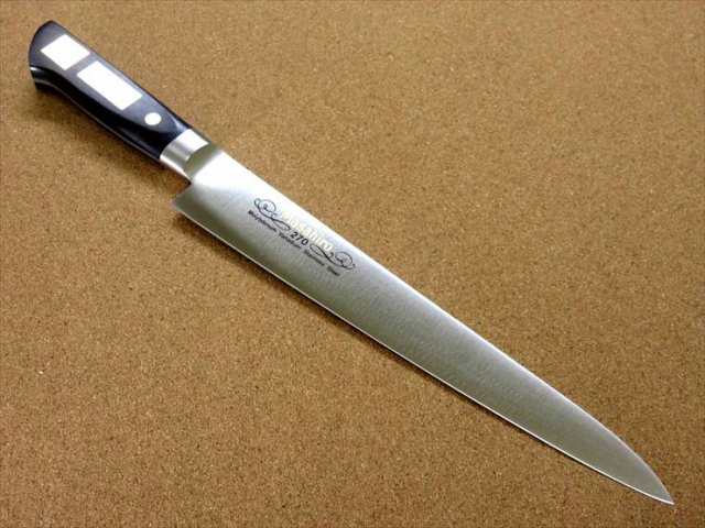 関の刃物 筋引包丁 270mm 正広 MV鋼 口金 刺身包丁 スライシング