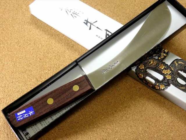 関の刃物 皮はぎ 16.5cm (165mm) 正広 最高級特殊鋼 日本鋼 0.95% 炭素 