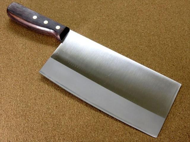 関の刃物 中華包丁 19.5cm (195mm) 正広 角小型 薄口 本割込三