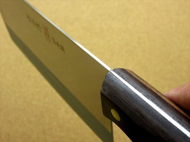 関の刃物 中華包丁 19.5cm (195mm) 正広 角中型 薄口 本割込三