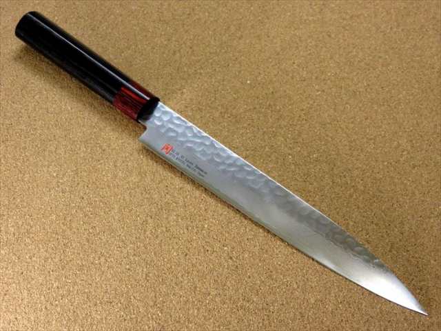 関の刃物 刺身包丁 21cm (210mm) 伊勢屋 V金10号 VG10 鍛錬 ニッケル