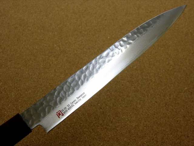 関の刃物 刺身包丁 21cm (210mm) 伊勢屋 V金10号 VG10 鍛錬 ニッケル