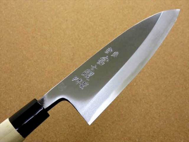 関の刃物 出刃包丁 18cm (180mm) 富士觀 ステンレス複合材 (SK5 軟鉄