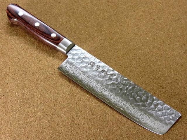 関の刃物 菜切り包丁 160mm 富士觀 鎚目鍛造 VG-10 ダマスカス 関の刃物 菜切り包丁 160mm 富士觀 鎚目鍛造 VG-10 ダマスカス 関の