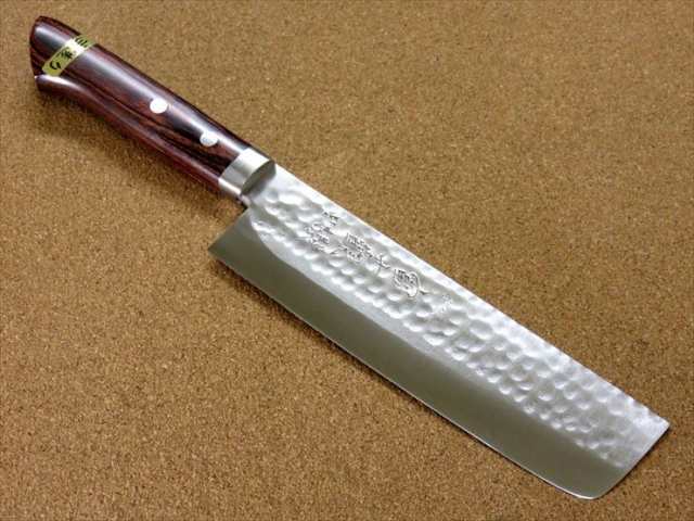 関の刃物 菜切り包丁 165cm (165mm) 富士觀 鎚目鍛造 本割込 3層鋼 V金1号 VG-1 ステンレススチール 衛生的で丈夫な口金付き  家庭用の野菜全般を切る両刃包丁 キャベツの千切り 大根のかつらむきなど 国産日本製の通販はau PAY マーケット - 関の刃物専門店SKKカトラリー  ...