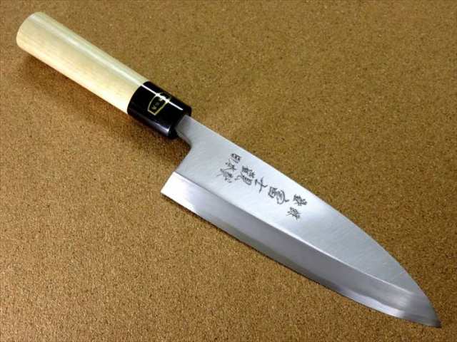 関の刃物 出刃包丁 18cm (180mm) 富士觀 炭素鋼 複合材 (白紙3号・軟鉄