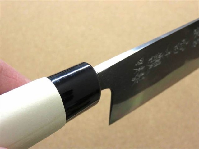 関の刃物 菜切り包丁 18cm (180mm) 富士觀 黒打 青紙2号 軟鉄 炭素鋼 ハガネ 朴の木ハンドル ナイロン樹脂口金 家庭用の野菜全般を切る両の通販はau  PAY マーケット - 関の包丁SKKカトラリー | au PAY マーケット－通販サイト