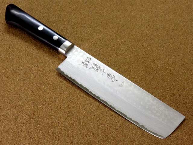 関の刃物 菜切り包丁 16.5cm (165mm) 富士觀 鍛錬 17層ダマスカス VG