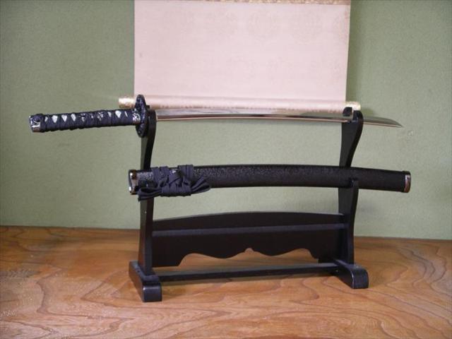 関の美術刀剣 黒石目 小刀(脇差) 模造刀 模擬刀 コスプレ衣装 仮装 日本製 関の美術刀剣 黒石目 小刀(脇差) 模造刀 模擬刀 日本刀レプリカ