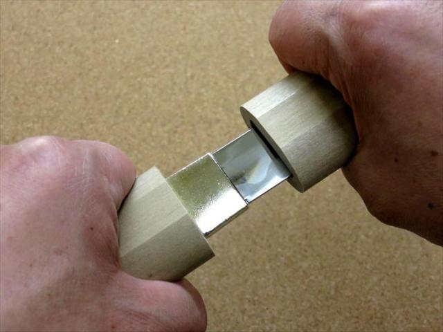 関の美術刀剣 白鞘 6寸 護身用短刀 模造刀 模擬刀 日本刀