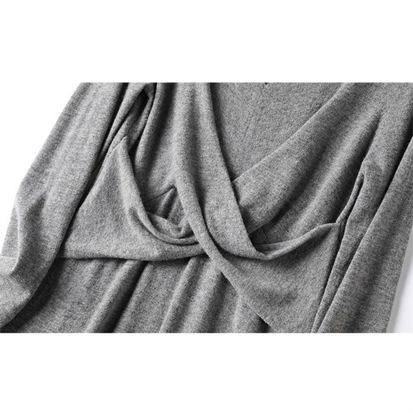 ポイント超超祭 ニットワンピース 秋冬 ケーブルニット リブニット