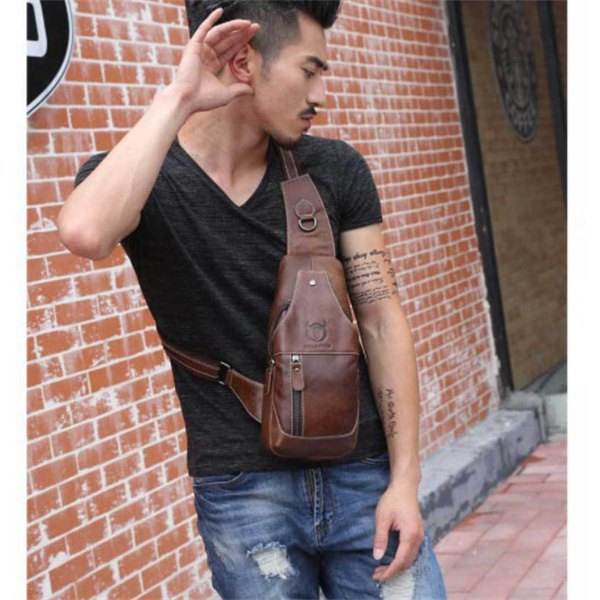 五千円均一 ボディバッグ メンズ 本革 ショルダーレザー バック 防水