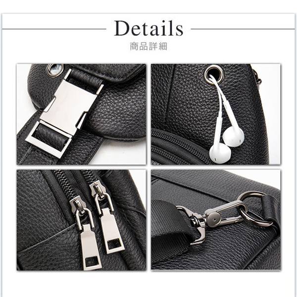 ポイント超超祭利用可 ボディバッグ メンズ 本革 ショルダー レザー