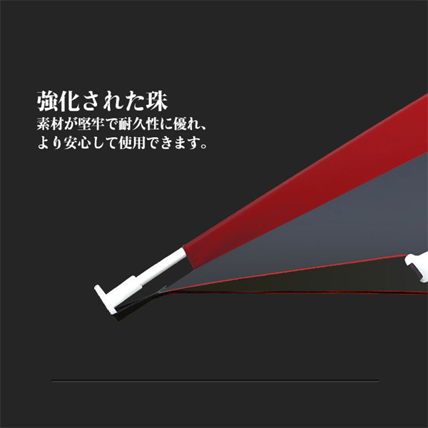 釣り用傘 フィッシングパラソル　パラソル ビーチパラソル 360度回転 収納袋付き角度調節 UVカット防風 日除け 遮光断熱 アウトドア公園 旅行適用 黒、赤_11