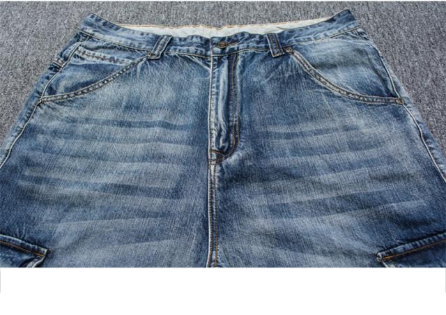 ポイント超超祭 極太 デニムパンツ メンズ ジーンズ ルーズフィット B