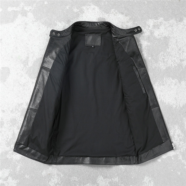 ポイント超超祭 ライダースベスト メンズ 本革 皮ベスト レザー ジレ