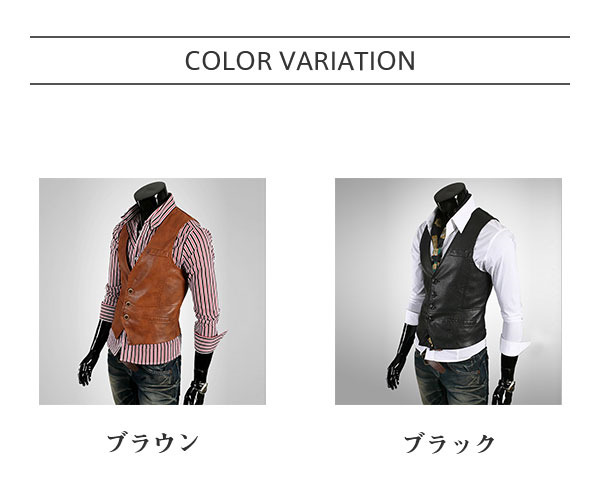 ポイント超超祭 ライダースベスト メンズ レザーベスト 皮ベスト ジレ