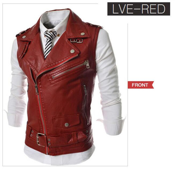 ポイント超超祭 クーポン ライダースベスト メンズ レザーベスト 皮