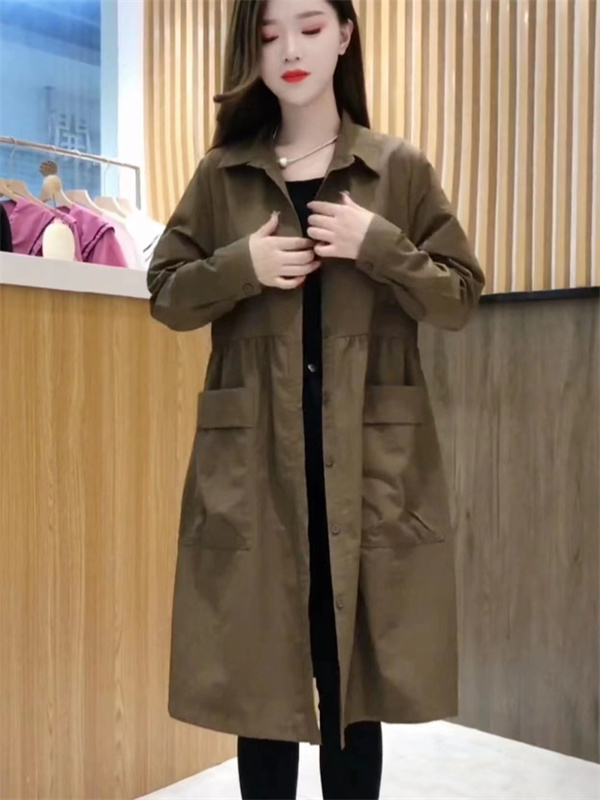 ポイント超超祭 トレンチコート レディース ロングコート スプリング