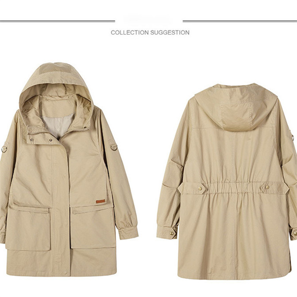 ポイント超超祭 トレンチコート レディース 40代 ミディアム丈