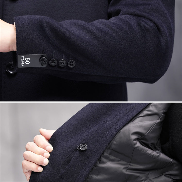 ポイント超超祭利用可 チェスターコート メンズ ウール ダブルフェイス