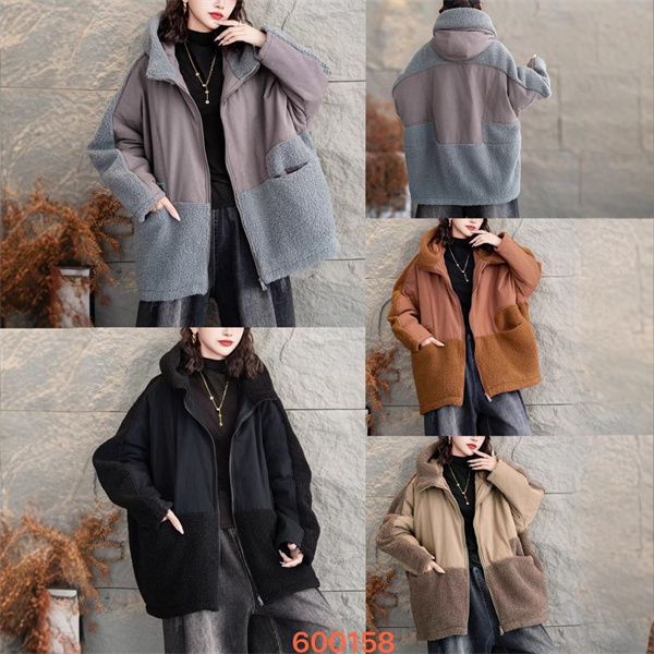 ブルゾン ボア レディース アウター 切り替え 中綿ジャケット ボア