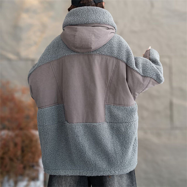 ブルゾン ボア レディース アウター 切り替え 中綿ジャケット ボア