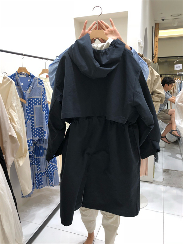 【ほっち】ポイント超超祭利用可 アウター レディース 秋 ブルゾン トレンチコート マウンテンパーカー 大きいサイズ ゆったり ミリタリー 防寒 ドローコード おしゃれ ポイント超超祭利用可 アウター レディース 秋 ブルゾン トレンチ