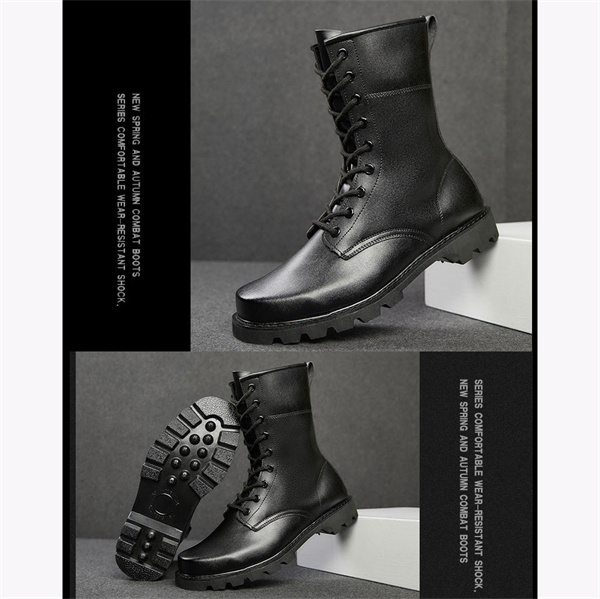 ポイント超超祭 爆売中 ワークブーツ メンズ ブーツ 本革 ロングブーツ