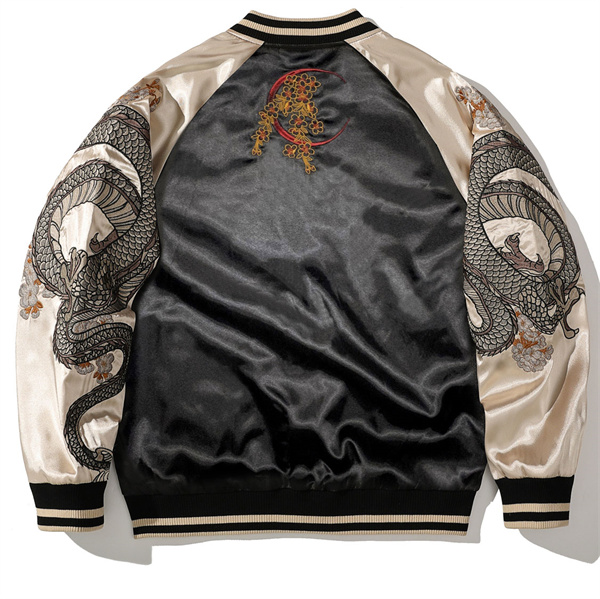 ポイント超超祭 スカジャン メンズ 大きいサイズ ジャンバー 和柄 朧