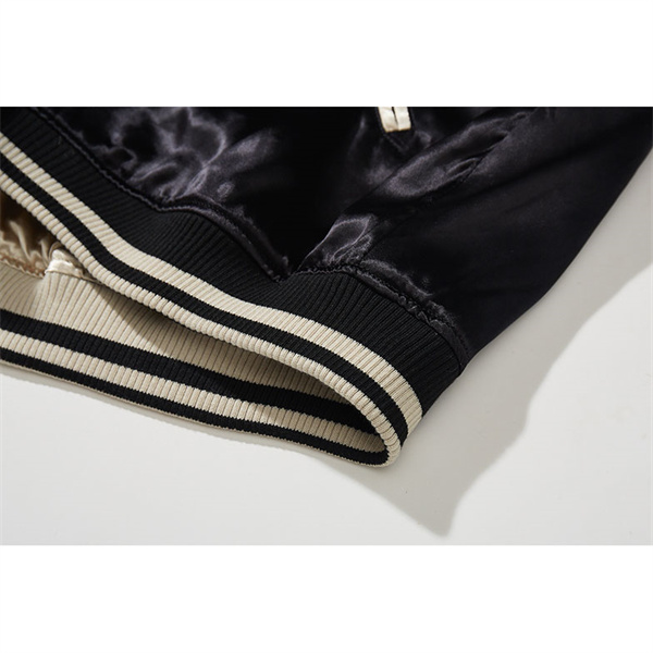 値下げ スカジャン メンズ 50代 リバーシブル ジャンバー 狼柄