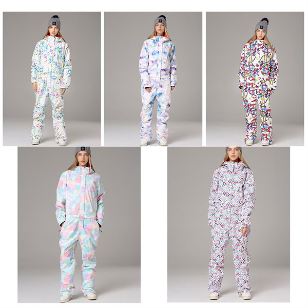 ポイント超超祭 スキーウェア スノーボードウェア レディース 上下セット サスペンダー 落書き グラデーション スノボウェア スノボーウェア ボードウェア スキー ポイント超超祭 スキーウェア スノーボードウェア レディース 上下