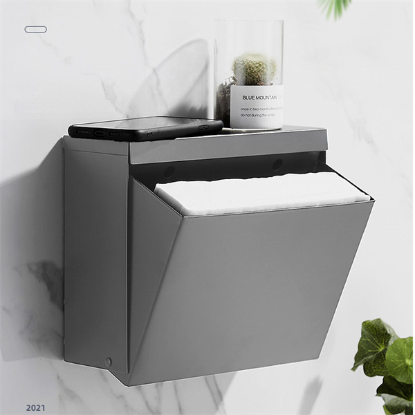 GAONA ガオナ ペーパータオルホルダー 壁掛け (中判用 ステンレス 衛生的 おしゃれ) (日本製) GA-ME007 ガオナ GAONA これエエやん GA-ME007 ペーパータオルホルダー 壁掛け