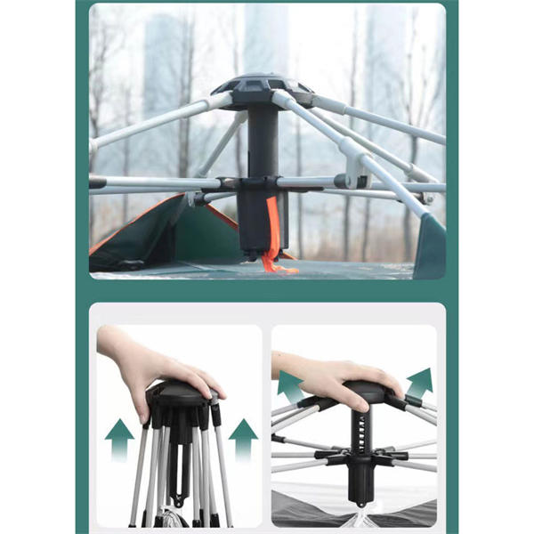 ポイント超超祭 テント ワンタッチ 3~4人用 メッシュ付 ワンタッチ