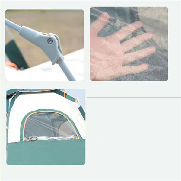 ポイント超超祭 テント ワンタッチ 3~4人用 メッシュ付 ワンタッチ