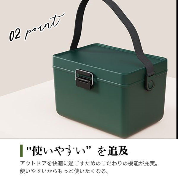 ポイント超超祭 クーラーボックス 小型 12L アウトドア 保冷 ボックス