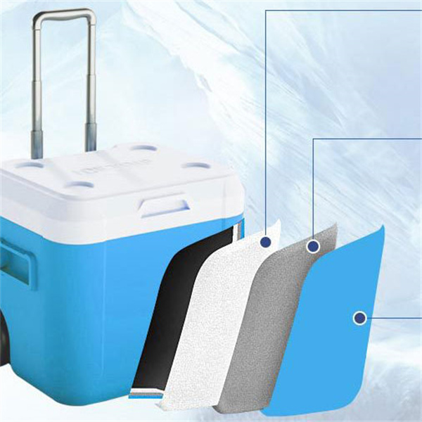 クーラーボックスホイール付き 52L ハードクーラー 保冷 約42L