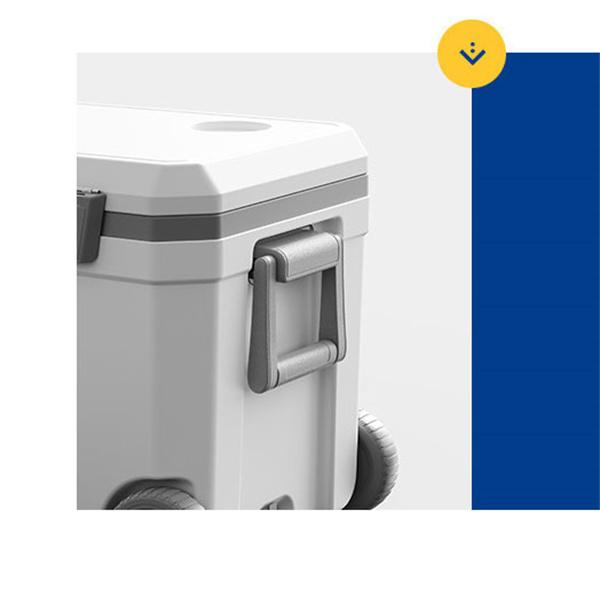 クーラーボックスホイール付き 52L ハードクーラー 保冷 約42L